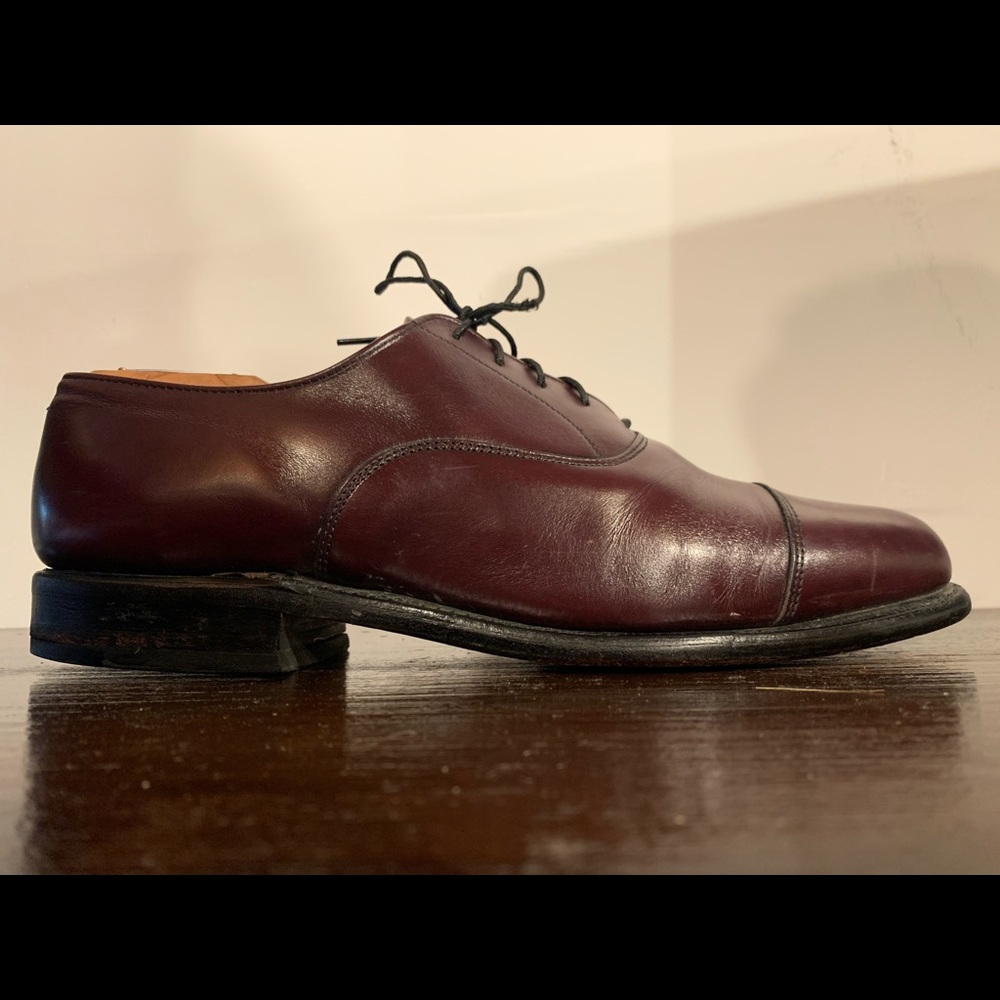 Grenadiers by Keith Highlanders Men’s Oxblood Cap Toe Oxford Size 9.5D